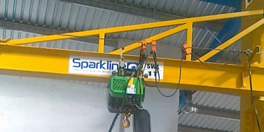 Wall Mounted Jib Crane Manufacturers in India - Sparkline Equipments