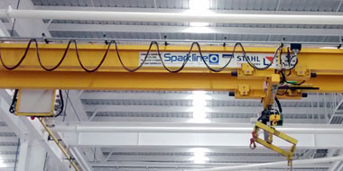 Double Girder Underslung Crane manufacturers in India - Sparkline Equipments